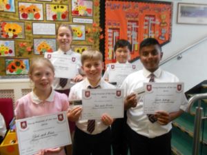 Winners of the Young Musician 2016 competition at BWI School